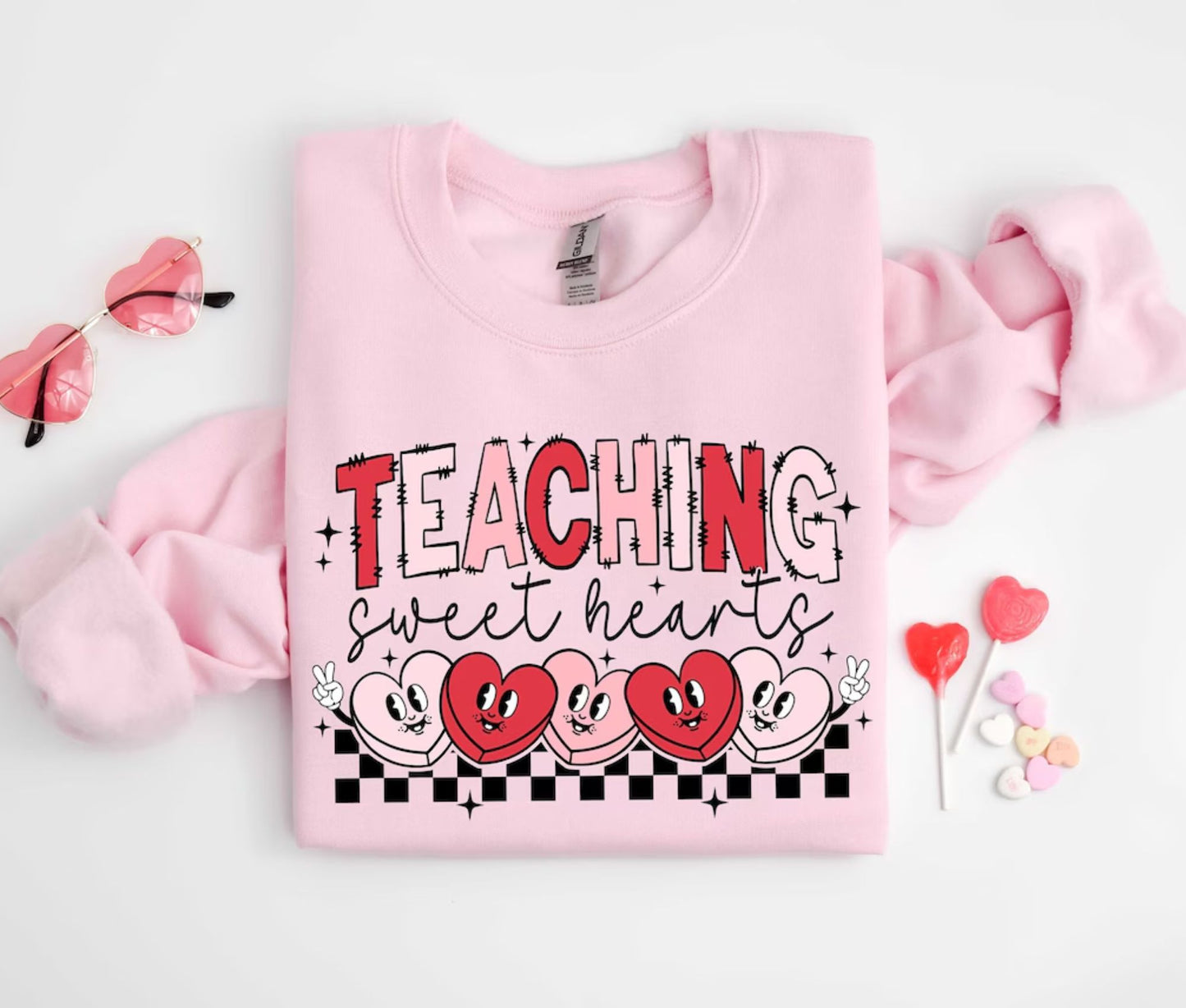 Valentinstag-Sweatshirt für Lehrkräfte, Valentinstagsgeschenk für Lehrkräfte