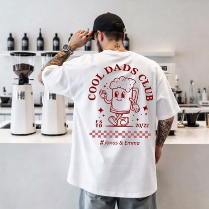 Personalisiert Cool Dads Club Shirts & Hoodie– Papa Geschenk mit Namen & Jahr