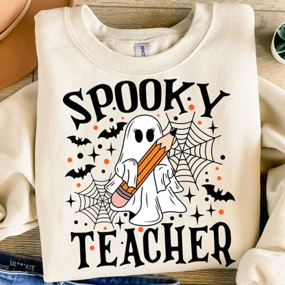 Gruseliges Lehrer Shirt - Geschenk für Lehrer, Halloween Lehrer Sweatshirt