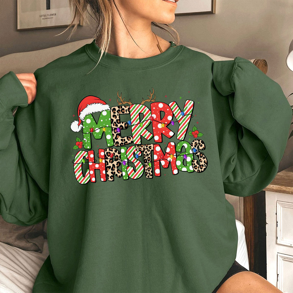 Retro Weihnachts Sweatshirt – Bequem & Festlich für die Feiertage