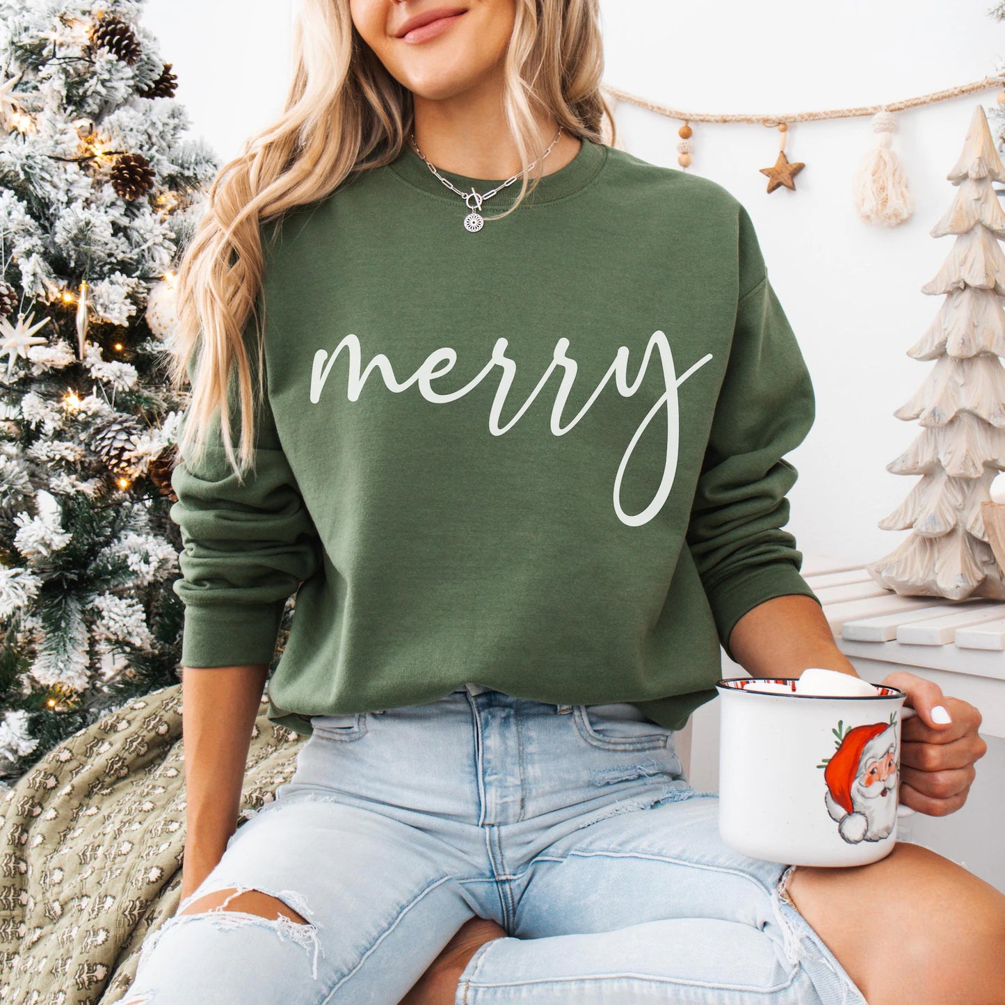 Merry Christmas Sweatshirt – Festliches Geschenk für Sie
