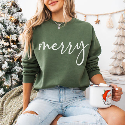 Merry Christmas Sweatshirt – Festliches Geschenk für Sie