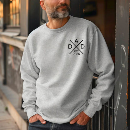 Personalisiertes Papa-Hoodie, Vatertags-Sweatshirt, Geschenk für Papa