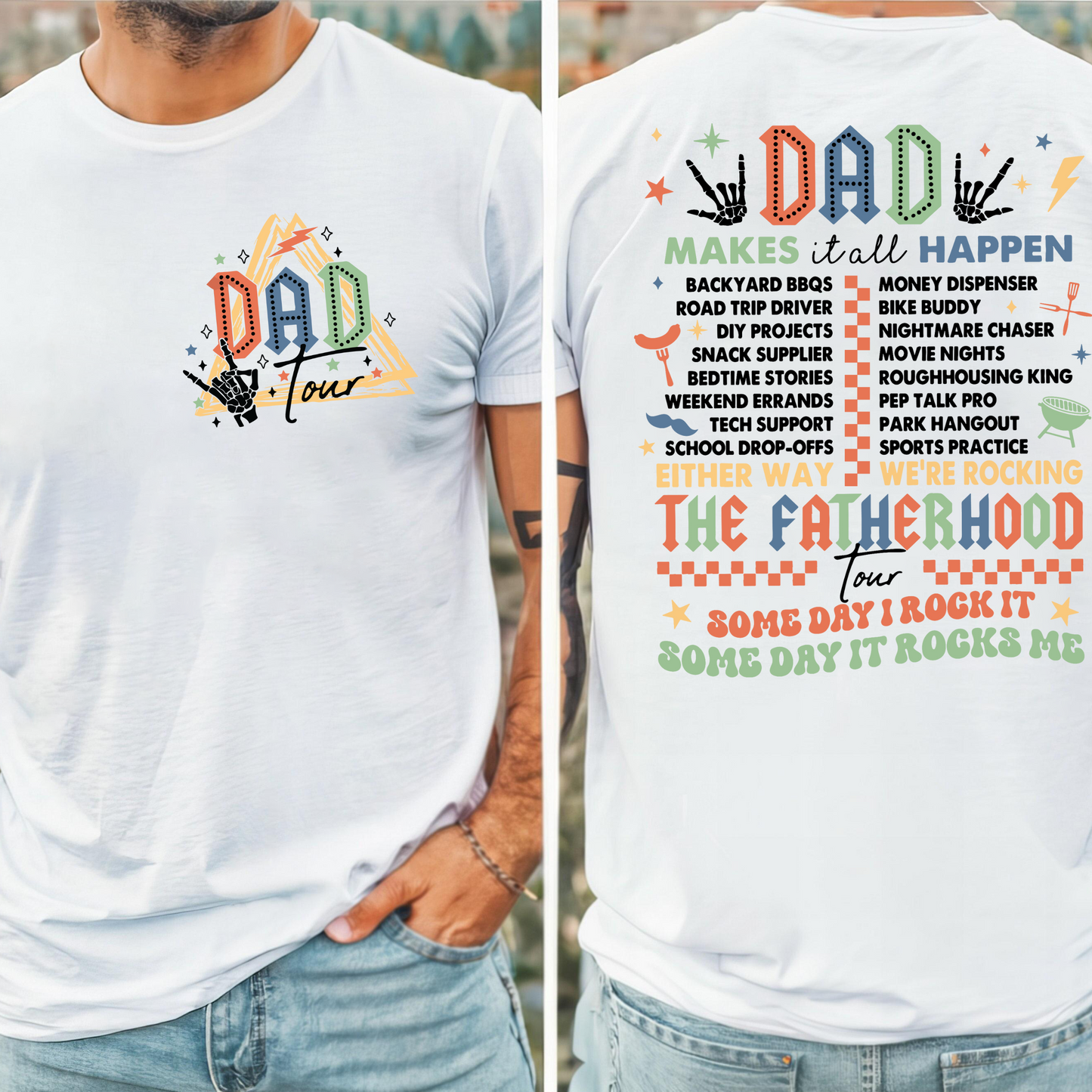Rockstar Dad Tour - Ideal Father's Day Gift for Music Loving Dads