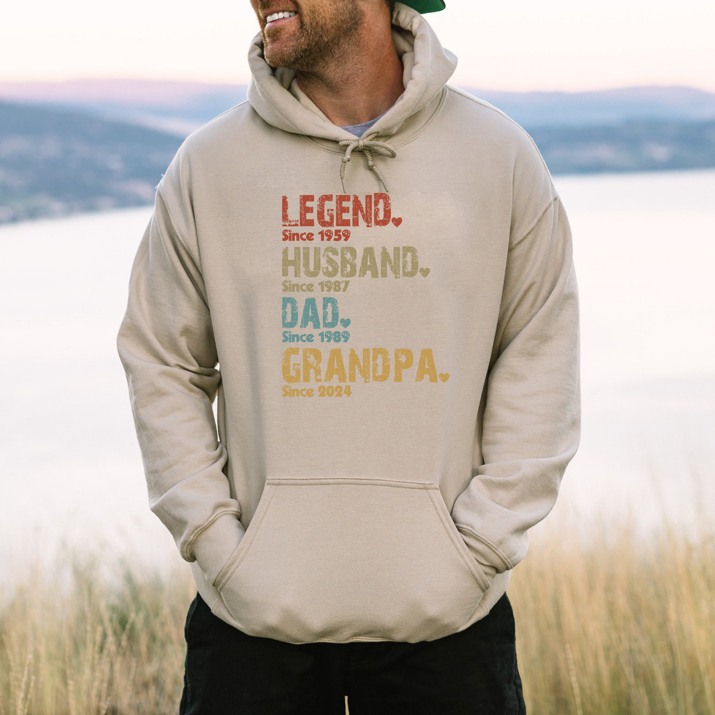 Custom Tribute Hero Men's Shirt – Celebrate His Legacy with Titles and Years