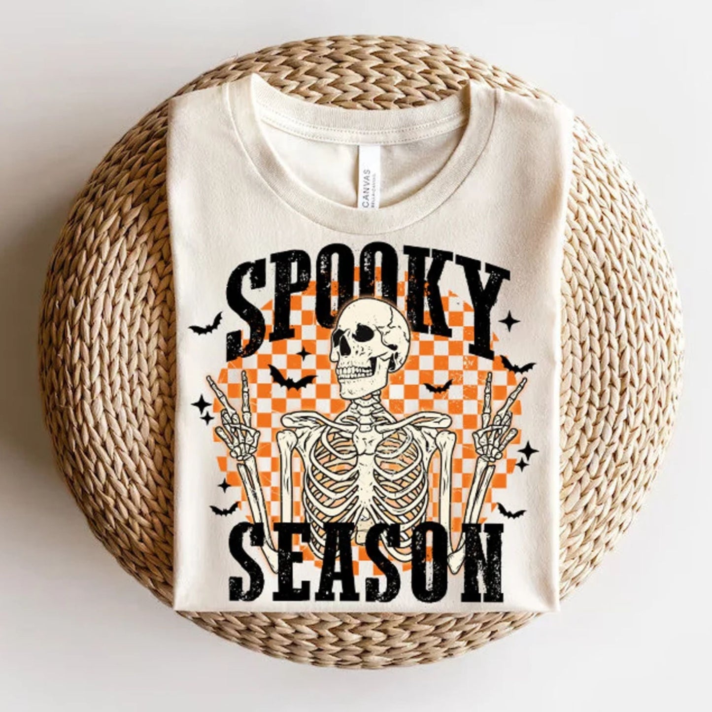 Spooky Season Sweatshirt - Halloween Skull T-Shirt