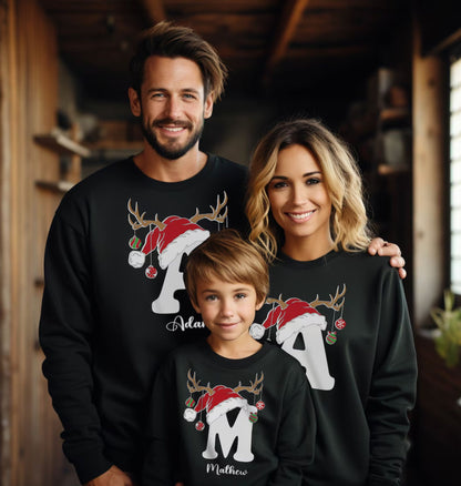 Familien Weihnachtssweatshirt – Personalisierte Weihnachtsgeschenke