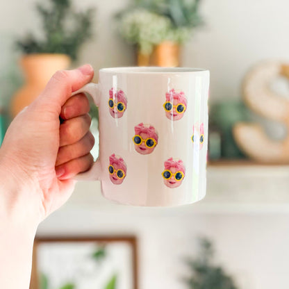 Personalisierte Kaffeetasse mit Gesicht – Babygesicht-Tasse, Lustige Geschenkideen