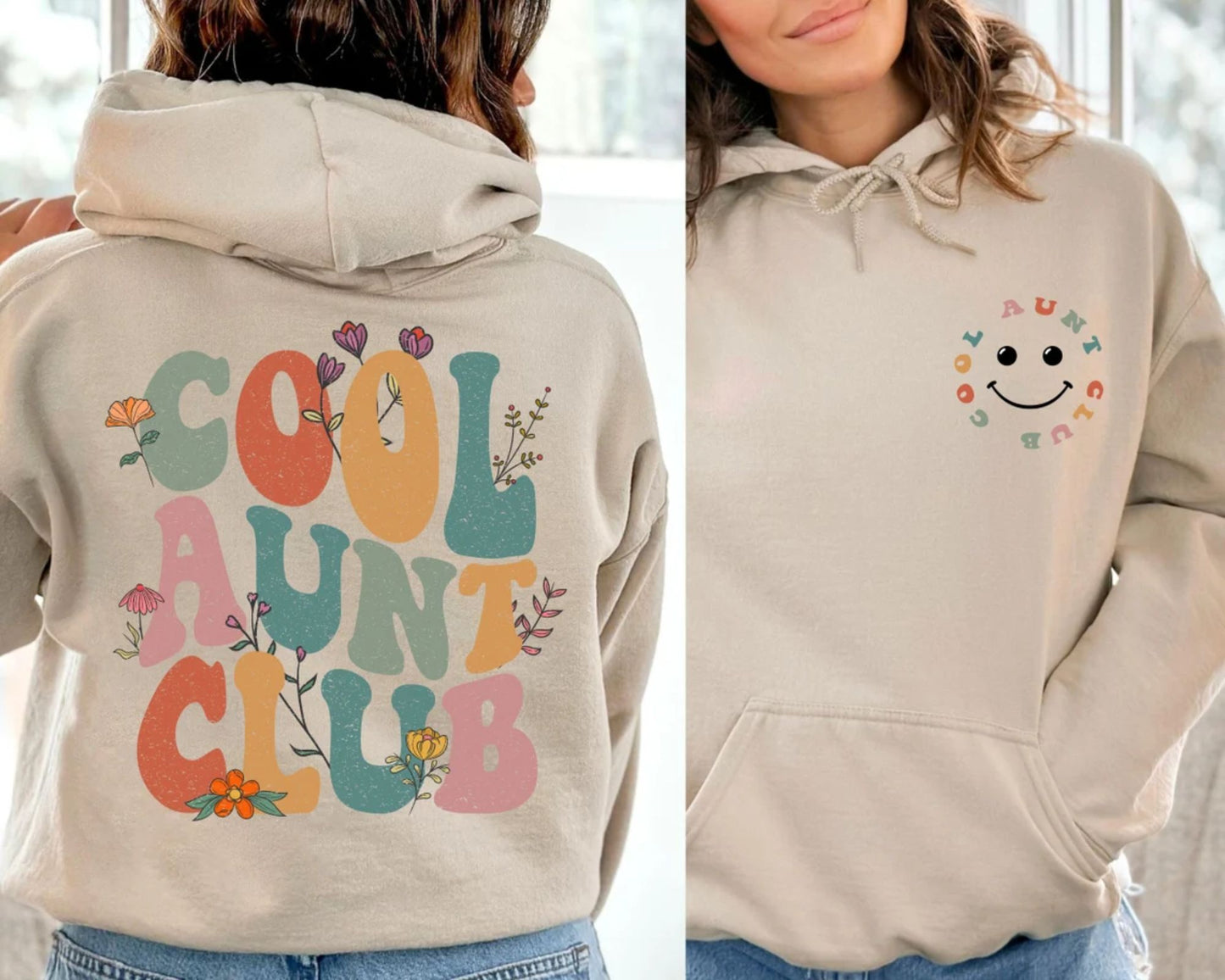 Cool Aunts Club Sweatshirt und Hoodie – Geschenk für Tante