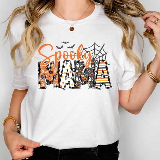 Gruseliges Mama Shirt - Retro Halloween Shirt für Mama