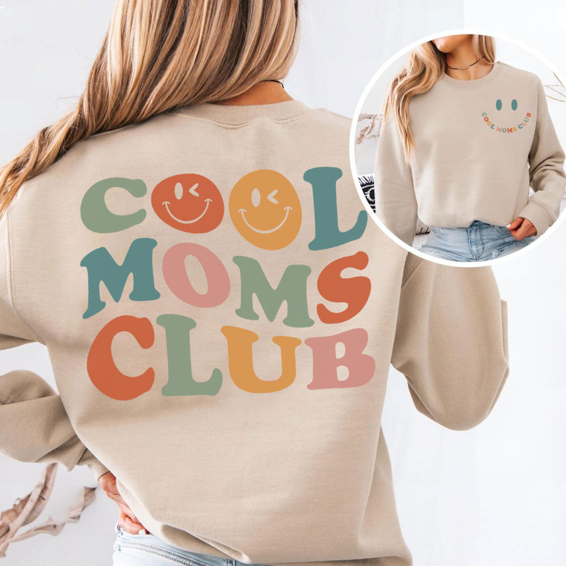 Cool Moms Club Shirt - Cool Mom Sweatshirt