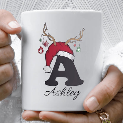 Personalisierte Weihnachts-Tasse mit Name – Perfektes Geschenk zu Weihnachten