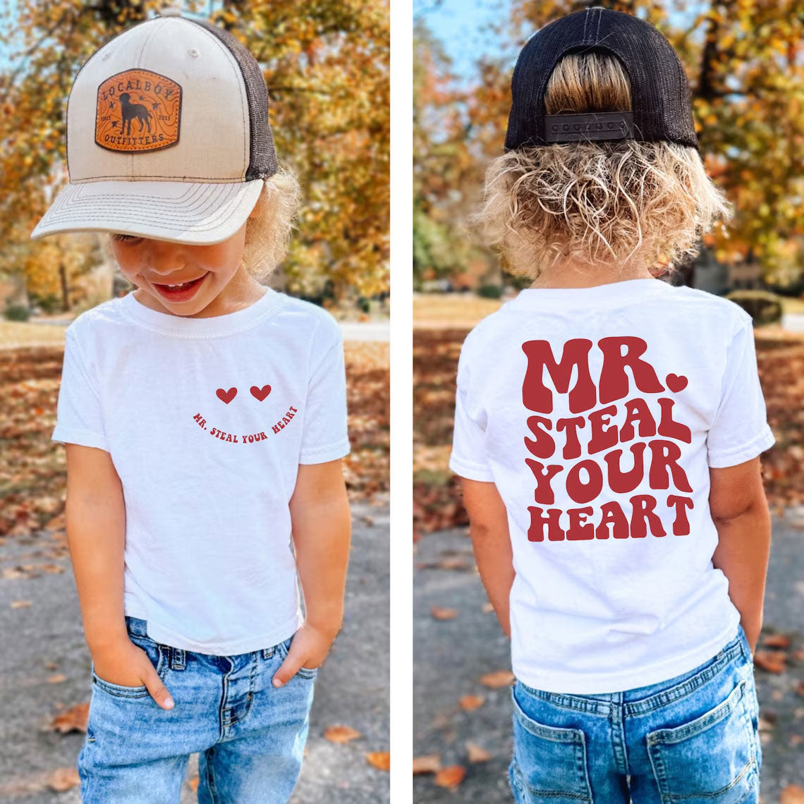 Mr. Steal Your Heart, Jungen-Sweatshirt – Valentinstag Geschenk für Boys