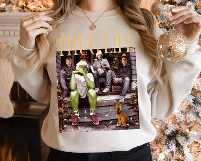 Thug Life Weihnachtssweatshirt, Lustiges Weihnachtsgeschenk