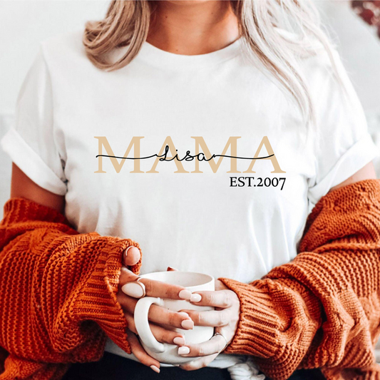 Mama-Shirt - Personalisiertes Geschenk für Mütter