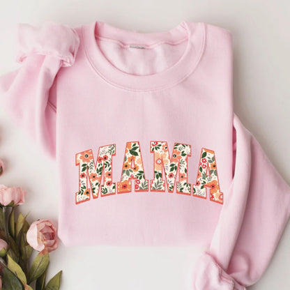 Blumen-Mama-Sweatshirt und Hoodie, Geschenk für Mama