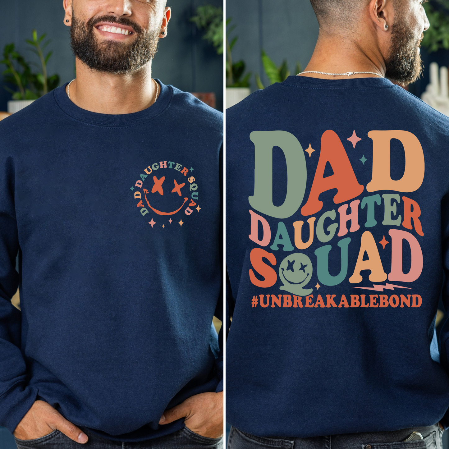 Dad Daughter Squad - Unbreakable Bond, Father's Day Gift