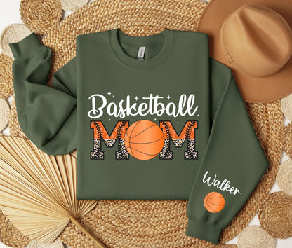 Personalisiertes Basketball-Mama-Sweatshirt, Geschenk für Sportmütter