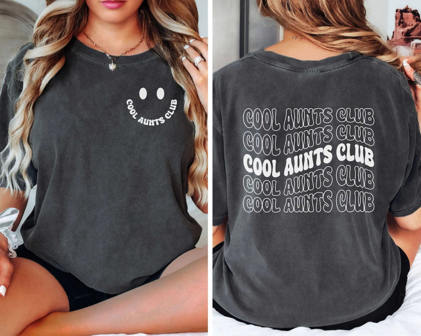 Cool Aunts Club Shirt - Geschenk für Tante