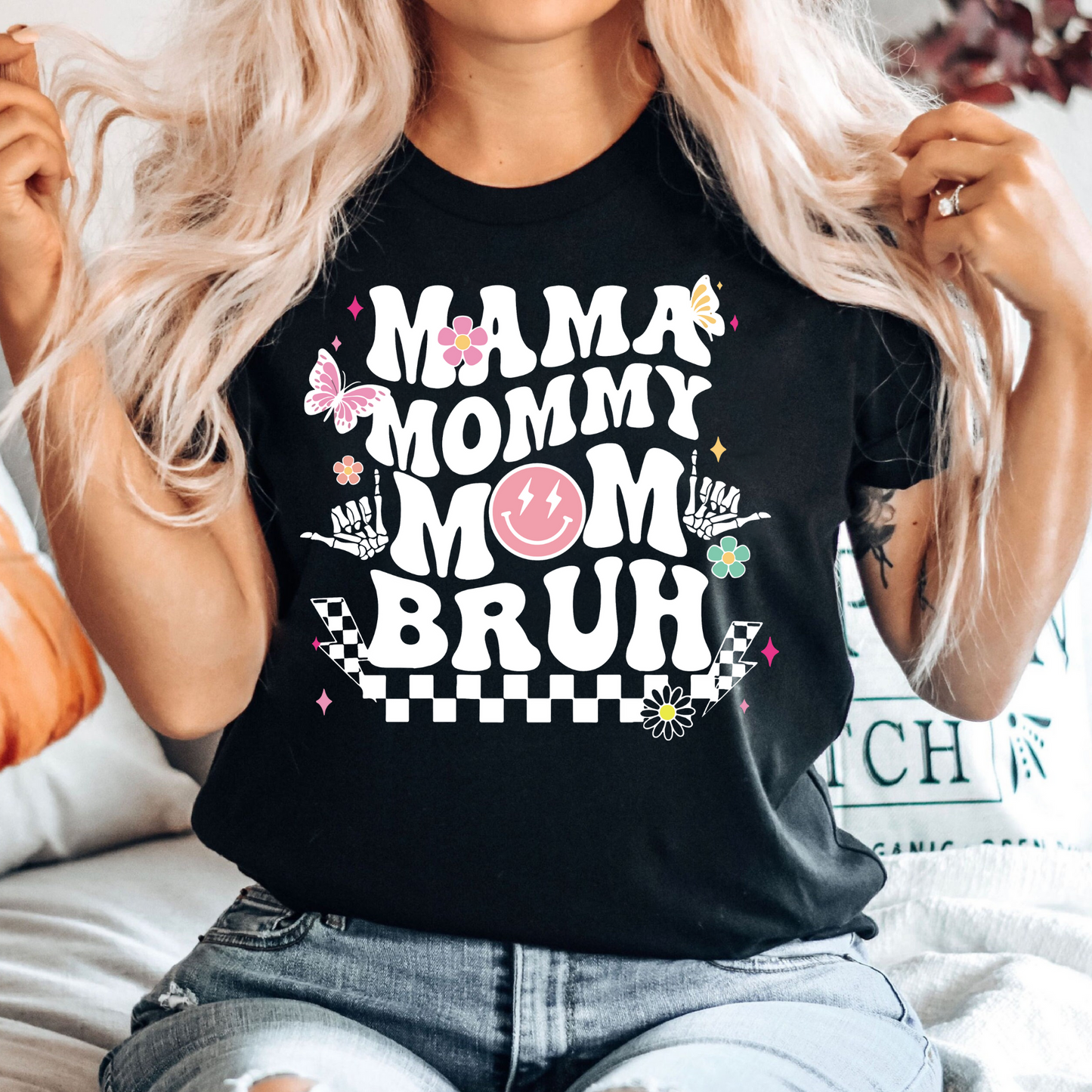MAMA mommy mom BRUH Shirt, Bruh Shirt, Mom Bruh Tee, Funny Mom Tee