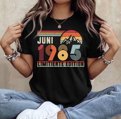 Personalisiertes Retro Geburtstags T-Shirt – Geschenkidee für Geburtstag