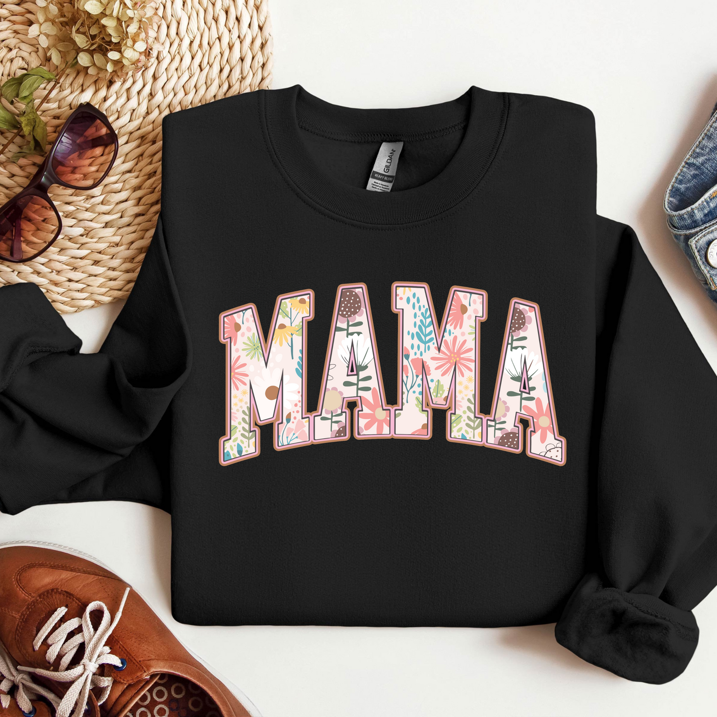 Floral Mama - Strength and Beauty Women’s Top, Perfect Mother's Day Gift