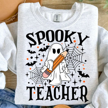 Gruseliges Lehrer Shirt - Geschenk für Lehrer, Halloween Lehrer Sweatshirt