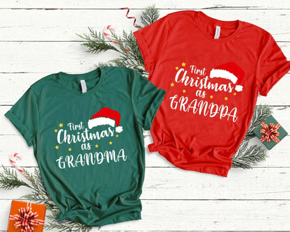 Erstes Weihnachtsgeschenk - Personalisiertes Familienweihnachtsshirt