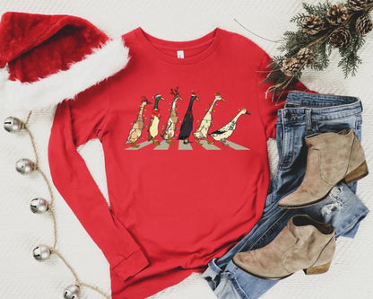 Christmas Ducks Sweatshirt - Lustiges Weihnachtsgeschenk