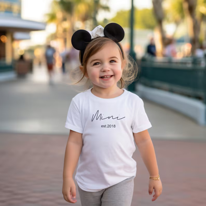 Papa & Mini Partnerlook T-Shirts - Personalisiertes Geschenk