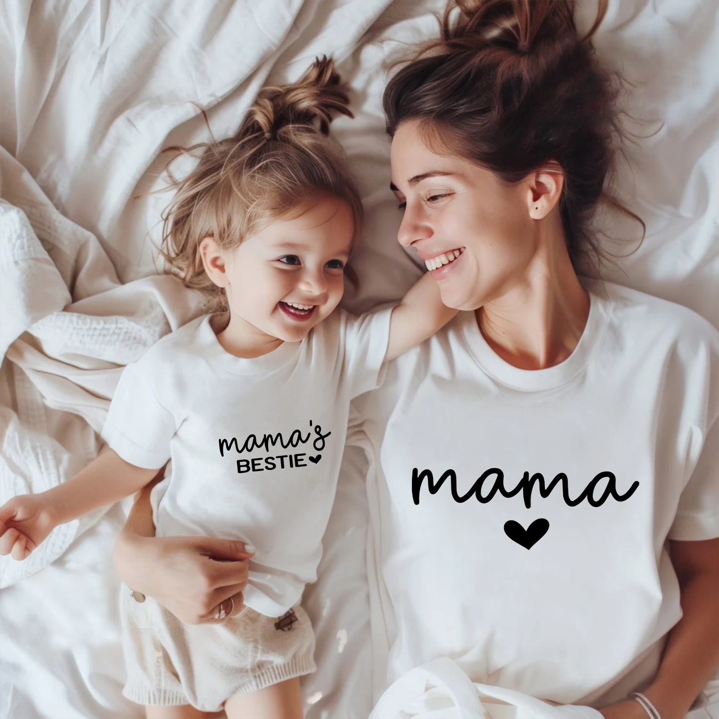 Besties Mama und Ich T-Shirts - Geschenk für die beste Freundin zum Geburtstag