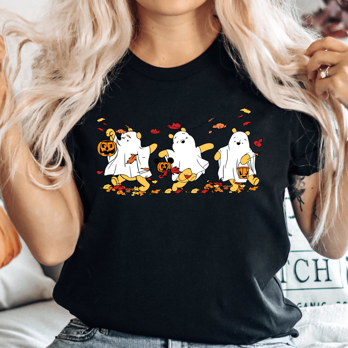 Spooky Pooh Gespenst Design für Halloween-Spaß