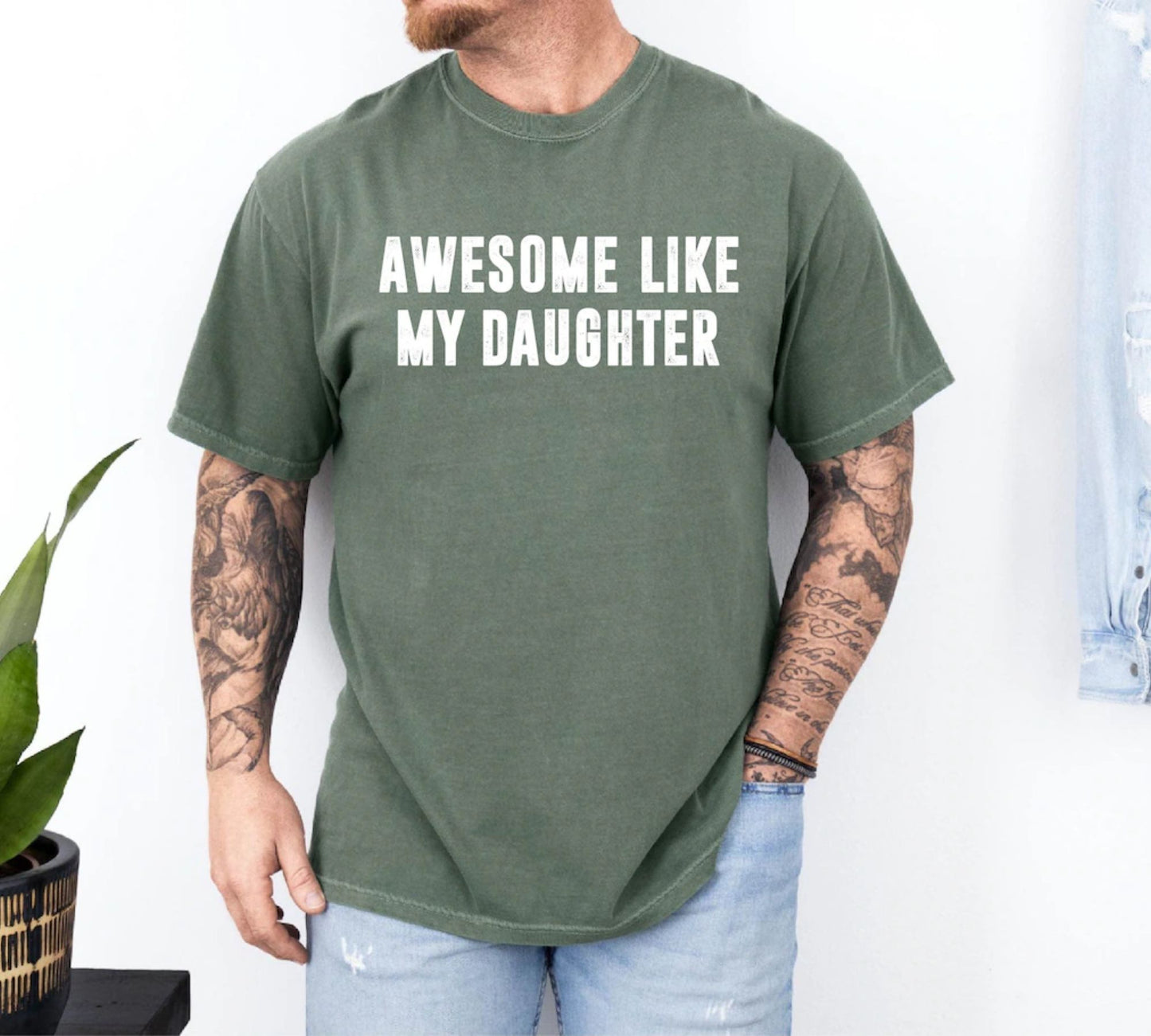 So großartig wie meine Tochter Shirt – Geschenk von der Tochter für den Papa