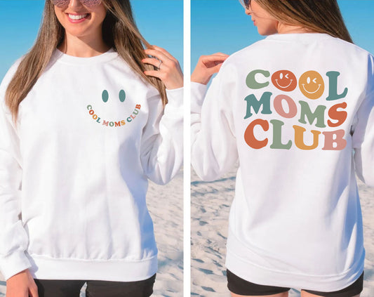 Cool Moms Club Shirt - Cooles Mama Sweatshirt, Geschenk für Mama