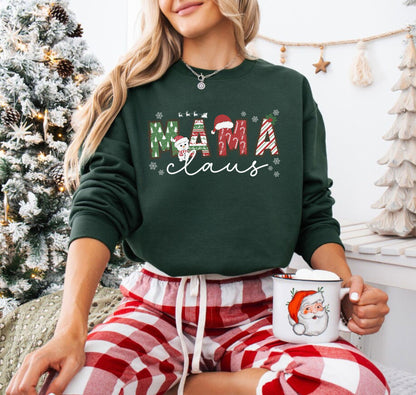 Mama Claus Sweatshirt - Christmas Mama Pullover