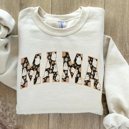 Retro Halloween Mama Sweatshirt - Halloween-Shirt für Mama