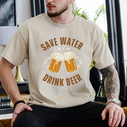 Biergenuss - Lustiges Sommer-T-Shirt für Ihn