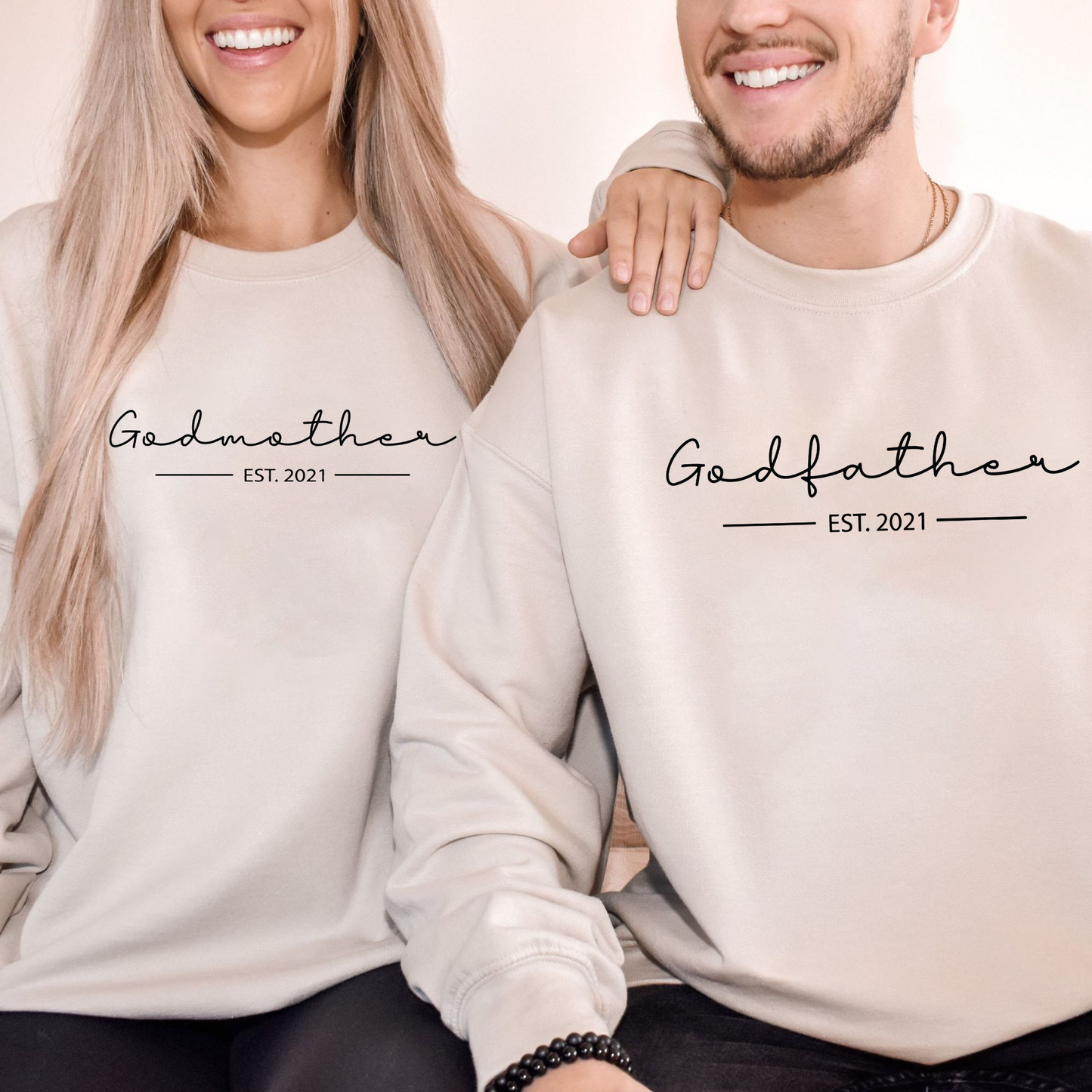 Elternstolz Partner-Sweatshirts – Personalisierbar mit Jahr