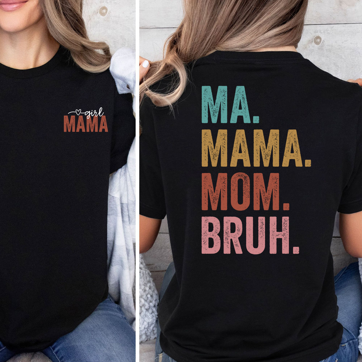 Girl-Mama-Shirt - Liebevolles Geschenk für Mütter
