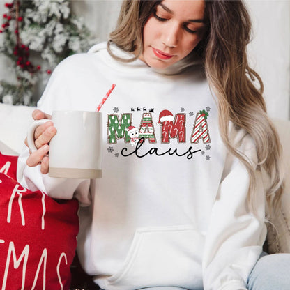 Mama Claus Sweatshirt - Christmas Mama Pullover