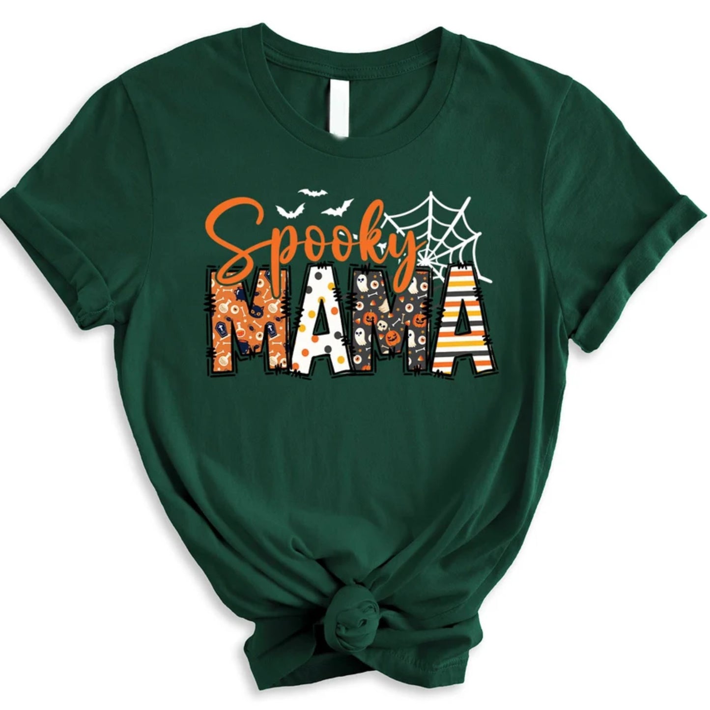 Gruseliges Mama Shirt - Retro Halloween Shirt für Mama