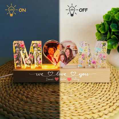 Personalisierte Nachtlampe mit Foto – Emotionales Geschenk für Mama