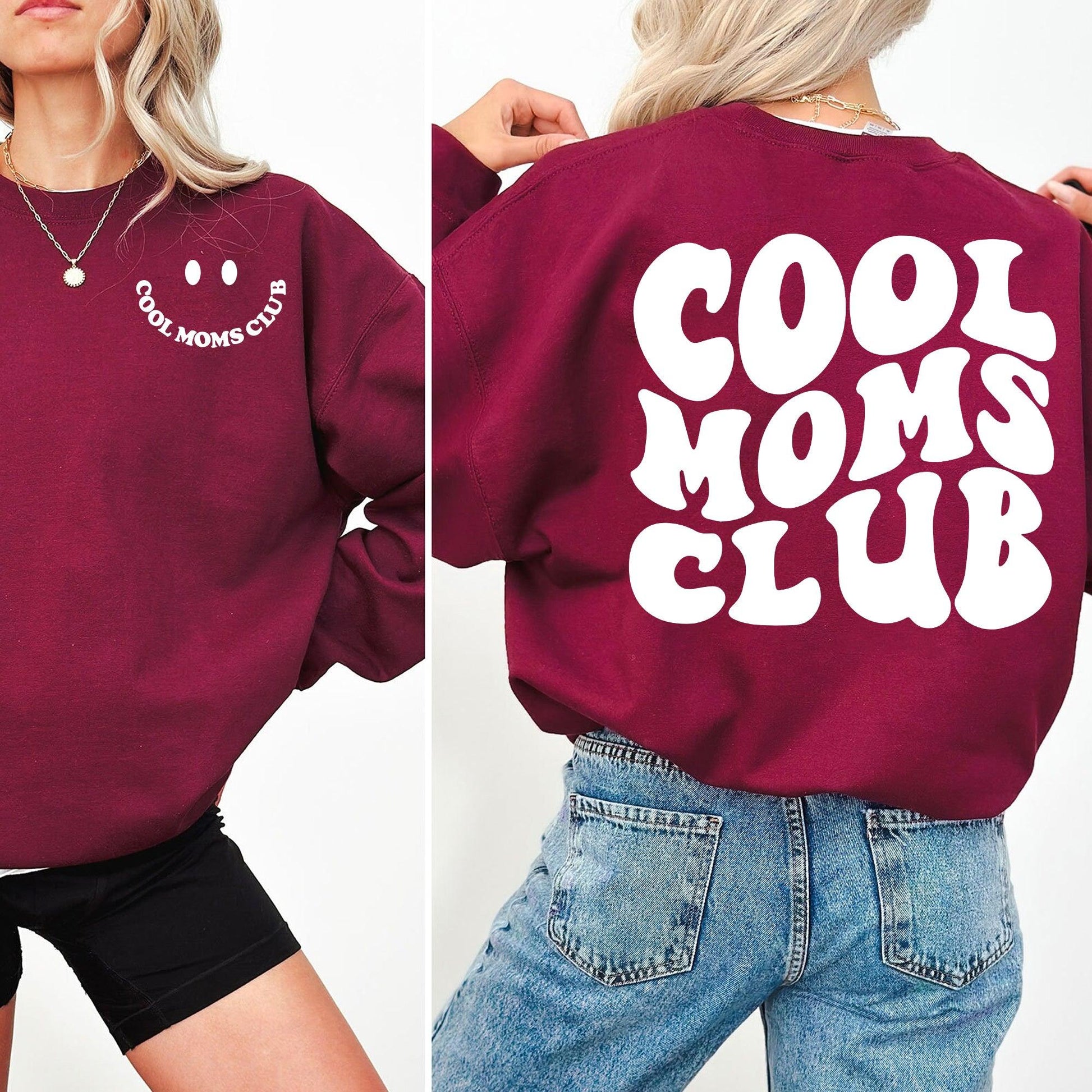 Cooles Moms Club Sweatshirt und Kapuzenpullover - Cooles Mama Geschenk - GiftHaus