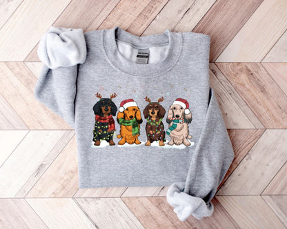 Dackel Weihnachts Sweatshirt – Geschenk für Dackel Mama