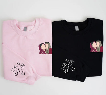 Personalisiertes Bestie Sweatshirt – Geschenk für die beste Freundin