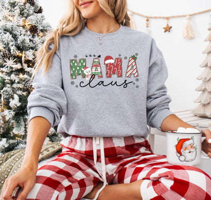 Mama Claus Sweatshirt - Christmas Mama Pullover