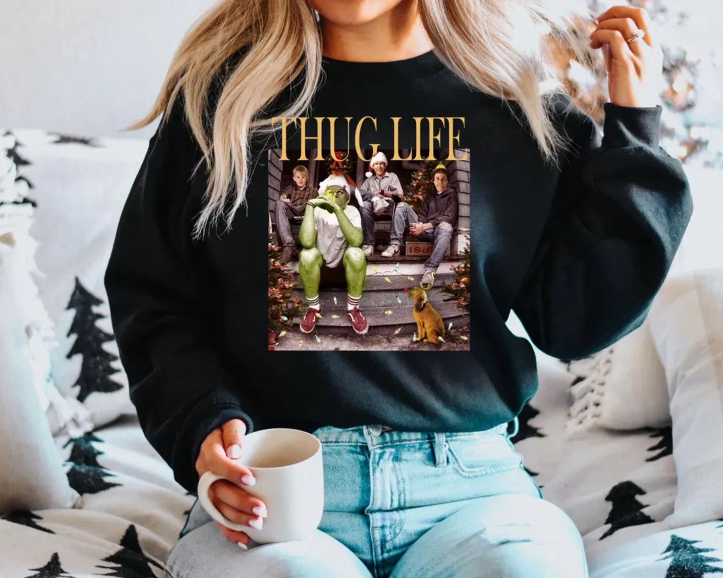 Thug Life Weihnachts-Sweatshirt, Weihnachtsgeschenke