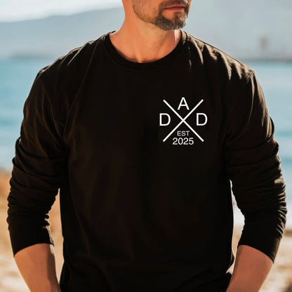 Personalisiertes Papa-Hoodie, Vatertags-Sweatshirt, Geschenk für Papa