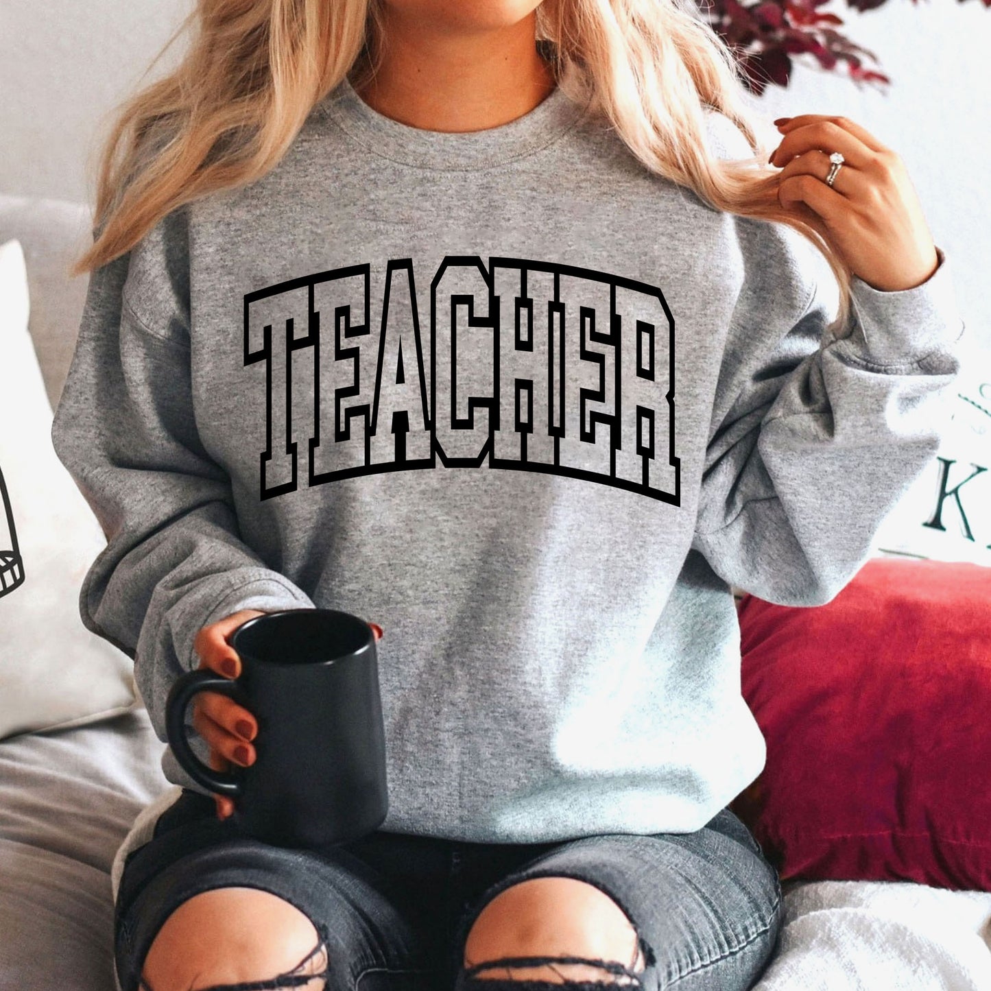 Retro Lehrer Sweatshirt und Hoodie - Geschenk für Lehrer
