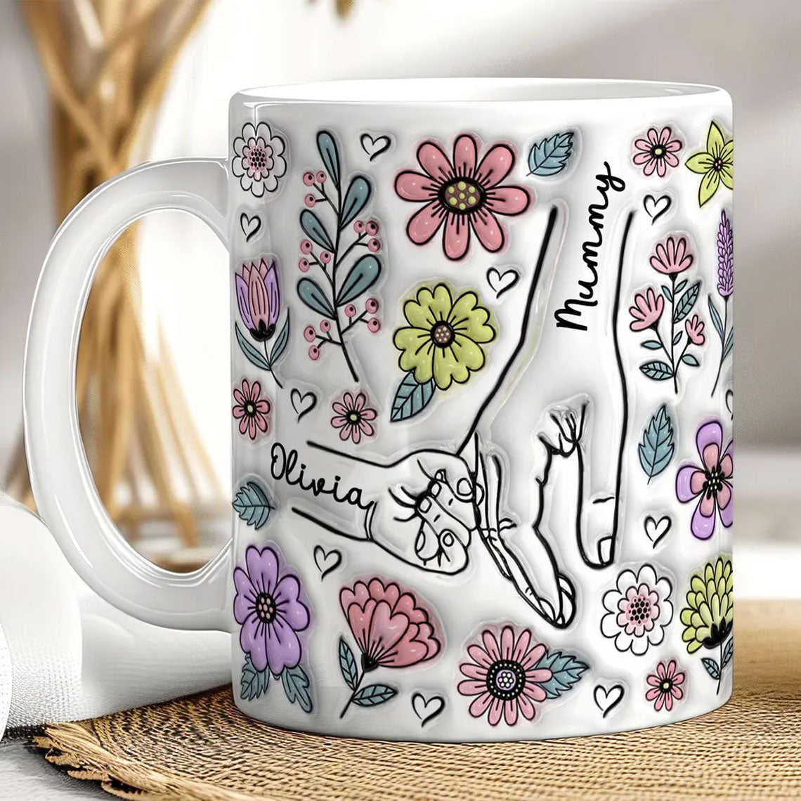 Personalisierte Mama-Tasse mit Kindernamen – Muttertagsgeschenk für Mama
